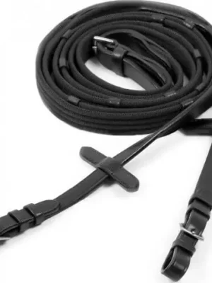 Kostenfreie Lieferung Gurtzügel mit Schnalle in schwarz\\/silber
