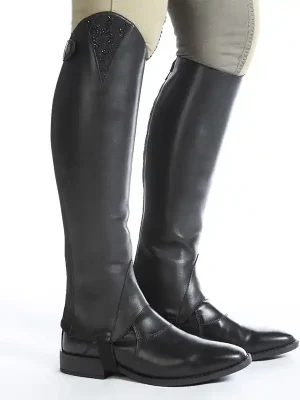 Wadenchaps Alessia in schwarz Begrenztes Angebot