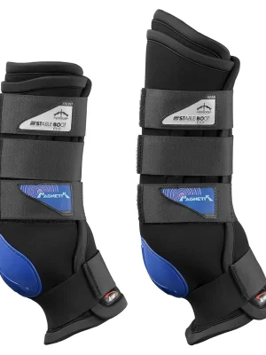 Bestpreis Stallgamaschen Magnetik Stable Boot hinten in schwarz