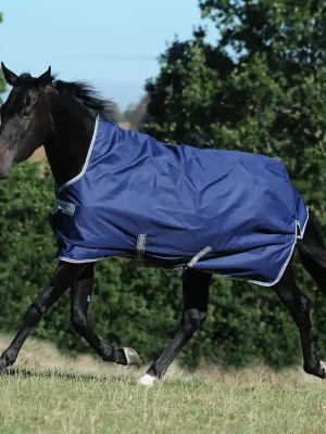 Zertifiziert Outdoordecke Freedom High Neck 150g in Navy\\/Silber